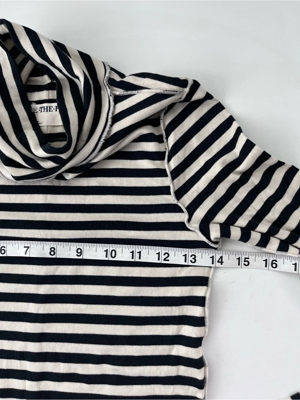Free People Stripe Turtleneck Small